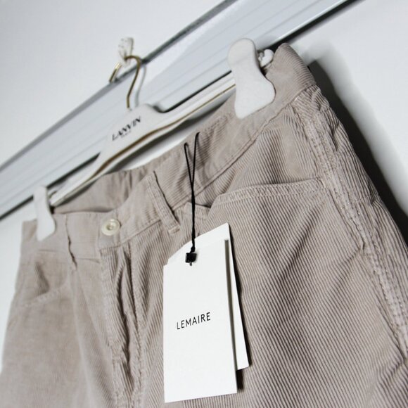 BNWT AW21 LEMAIRE CORDUROY STRAIGHT LEG PANTS 52 - Picture 4 of 11